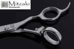 MITZAKI-SIYUN-flex (5,5 Zoll), mit flexibelen Daumenauge, Daumenring durch Gelenk beweglich, somit extrem gelenkschonend, Fingerhaken verschraubt, 440C Japanstahl